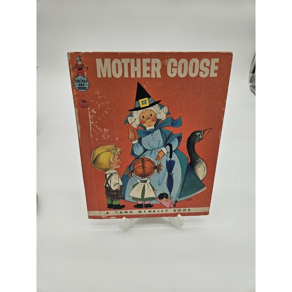 Mother Goose Illust. by Anne Sellers Leaf 1958 Rand McNally Hardback Children's